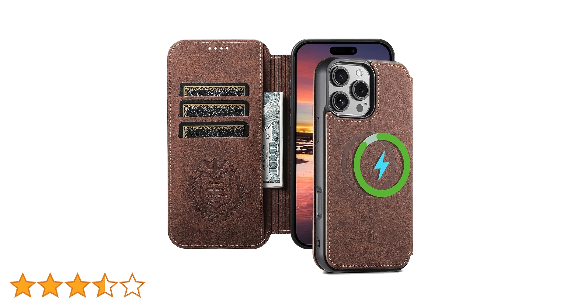 iPhone 16 Pro Max 手帳型ケース 新品未使用 iPhone 16ProMax ケース 手帳型 レザー 財布 カードケース 軽量